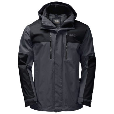 Jack Wolfskin All-Season Jacket Jasper Flex (waterproof) ebony grey Men